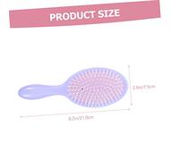 LRXIYODE 2Pcs Travel Hair Brush with Soft Plastic Massage Combs for Women Scalp Stimulating Detangling Brushes for Wet and Dry Hair Smooth Rounded Teeth Prevent Breakage and Frizz