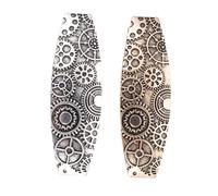 LRXIYODE 2Pcs Vintage Metal Hair Clips Retro Style Zinc Alloy Barrettes Lightweight Durable Hairpins for Women Daily Travel Wedding Party Accessories
