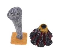 LRXIYODE 2Pcs Volcano Tornado Science Sand Table Educational Realistic Natural Disaster Models Stem Exploration for Home Classroom Learning