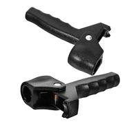 LRXIYODE 2pcs Walking Cane Handle Grip for Seniors, Non-slip Balance Support Walking Stick Accessories, Fits 22mm Tubing, Black Second Handle for Mobility Aid