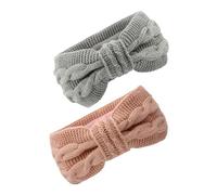 LRXIYODE 2pcs Warm Headband Winter Ear Warmer Hairband Twisted Headband for Women