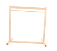 LRXIYODE 2pcs Wooden Doll Dress Holder Miniature Doll Outfit Hangers for Organizing Stuffed Animals and Dollhouse Accessories Decorative and Compact Design