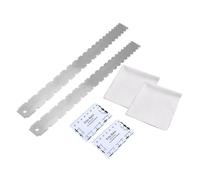 LRXIYODE 2sets Guitar Neck Straight Edge Notched Straight Edge Luthiers Tool String Action Gauge for Electric Guitars Tools