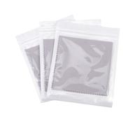 LRXIYODE 3 Pcs Musical Instrument Cleaning Cloth Light Grey Fiber Polishing Cloths for Guitar Violin Piano Care Reusable Rags Portable Wiping Accessories