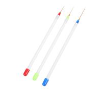 LRXIYODE 3 Pcs White Nail Pull Line Pens Set Fine Tip Nail Art Tools for Women and Girls Precise Drawing and Pulling Lines for Diy