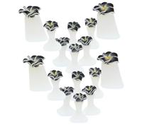 LRXIYODE 3 Sets Silicone Toe Separators for Women Flexible Pedicure Dividers with Multi Design Comfortable Nail Art Tool for Home and Salon Use Easy to Clean and Reusable