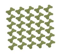 LRXIYODE 30 Sheets Blank Moxa Patches Portable Synthetic Material Stickers Comfortable and Stay in Place for Household Use on Skin and Body Random Color