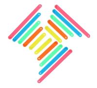 LRXIYODE 30pcs Geometry Manipulatives Shape Sticks for Plastic Snap Together Strips Montessori Math Teaching Tools Creative Learning for Classroom and Home Use