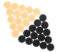 LRXIYODE 32 Pieces Backgammon Checkers Game Pieces Set round Plastic Chess Chips 16 Beige Compatible Board Game Accessories Multi-game Use