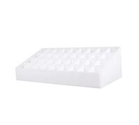 LRXIYODE 36 Slots Lipstick Storage Box Makeup Storage Case Space Saving Lipstick Holder Organizes Small Essentials for Dresser Or Shop Use
