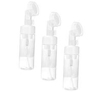LRXIYODE 3pcs 150ml Foaming Bottle with Brush Head, Multi-function Empty Mousse Foams Pump Dispenser for Travel and Household Facial Cleanser