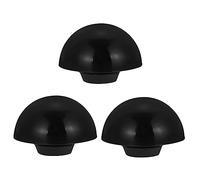 LRXIYODE 3pcs Black Silicone Ethereal Drum Foot Pads Tongue Drum Support Accessory with Strong Anti-skid Features for Enhanced Stability and Protection in Music Instruments
