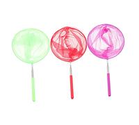 LRXIYODE 3pcs Colorful Telescopic Bug Catching Nets for Extendable Insect and Safe Outdoor Fishing Tool for Learning and Play