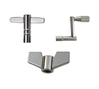 LRXIYODE 3pcs Drum Keys Set Metal Crafts Percussion Drum Key Tuning Tools with Z-shaped T-shaped