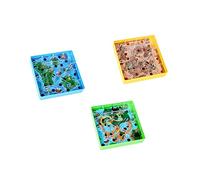 LRXIYODE 3PCS Educational for Funny Maze Exploration Game for Balance Practice Cartoon Design Drop Resistant Material Enhances Patience Imagination Random Color Random Color