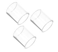LRXIYODE 3pcs Glass Guitar Slide Finger Sleeve Rings for Stable Fit Essential Guitar Tool Practice and Performance