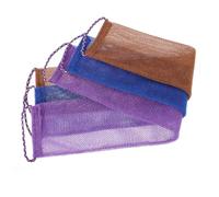 LRXIYODE 3pcs Home Use Bath Towel Foaming Net Exfoliating Scrubber Comfortable Shower Body Cleansing Towels