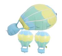 LRXIYODE 3pcs Inflatable Mini Hot Air Balloon Party Decorations Birthday Party Supplies Air Filled Balloons for Showers and Celebrations Easy Assembly