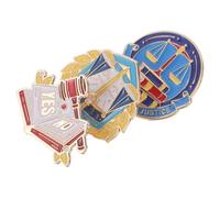 LRXIYODE 3Pcs Lawyer Scale Brooch Set Metal Justice Symbol Pins for Law Students, Attorney Lapel Decoration, Courtroom Jewelry and Legal Office Accessories