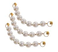 LRXIYODE 3pcs Pearl Phone Case Strap Decorative Chains for DIY Mobile Shells Lightweight Wrist Beads Accessories with Charm Fade and Multi Functional for Women and Gifts