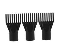 LRXIYODE 3pcs Pet Blow Diffuser Nozzle Replacement Hair Dryer Comb Attachment Plastic Styling Nozzle for Dog Cat Grooming Home and Salon Use