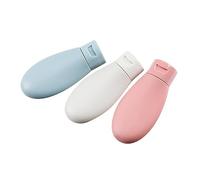 LRXIYODE 3pcs Refillable Lotion Containers Portable Shampoo Bottles with Squeeze Tubes Travel Toiletries Storage Nordic Colors for Camping and Home Use