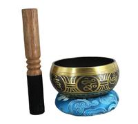 LRXIYODE 3pcs Relaxing Yoga Meditation Singing Bowl Set Tibetan Bowl Mallet Cushion for Healers Teachers Students