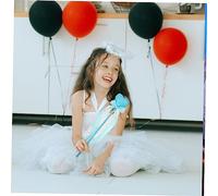 LRXIYODE 3Pcs Sequined Heart Fairy Wands for Red Pink Blue Sticks Dress Up Props for Party Cosplay Photo Shoots