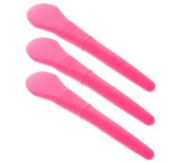 LRXIYODE 3Pcs Silicone Facial Mask Stirring Sticks for Even Application Non-sticky DIY Mixing Rods Pink Skincare Tools for Mask Mixing and Resin Craft