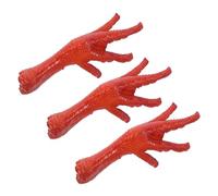 LRXIYODE 3PCS Simulated Chicken Feet Models Realistic Artificial Food Props for Photography DIY Home Decor Restaurant Event Displays Flexible Use Kitchen Accessories