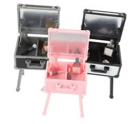 LRXIYODE 3pcs Simulation Miniature Makeup Box Mini Lipstick and Perfume Accessories Doll House Ornament Small Desktop Decoration Set for Dollhouse and Small Space Decor