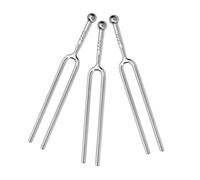 LRXIYODE 3pcs Tuning Forks A Stainless Steel Violin Tuner Guitar Tuning Fork Musical Instrument Accessories Lightweight Easy to Carry