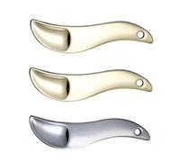LRXIYODE 3PCS Zinc Alloy Facial Mask Spoon Portable Cosmetic Scoop Sturdy Eye Cream Pick Stick for Skincare Application and Mixing Home Travel Use