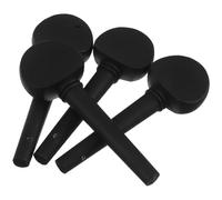 LRXIYODE 4 Pcs Imitation Ebony Cello Tuning Pegs Set, Smooth-performance Cello Replacement Parts Accessories for Precise String Tuning