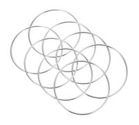 LRXIYODE 4 Sets Metal Linking Rings Trick Performance Props for Stage Show Party Entertainment Close-up Illusions Easy Practice