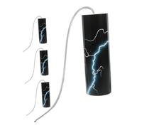 LRXIYODE 4 Sets Thunder Drum Percussion Instruments DIY Science Music Party Favor for Safe Paper Metal Spring Mechanism Produces Unique Thunder Sounds Sound Exploration Tool