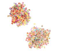 LRXIYODE 4000Pcs Mixed Fruit and Cake Nail Charms Beads DIY Nail Decor Accessories for Manicure Jewelry Making Crafting with Shine and Variety