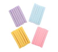 LRXIYODE 48pcs Compressed Seaweed Facial Sponges Portable Makeup Removal Pads Facial Loofah Exfoliator Face Cleansing Sponges Travel Essential for Women Assorted Colors