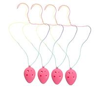 LRXIYODE 4pcs 6-hole Plastic Ocarina for Boys and Girls Beginners, Mini Wind Musical Instrument Set, Pink Practice Ocarinas Suitable for Children’s Learning and Performance