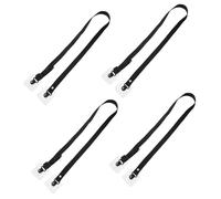 LRXIYODE 4pcs Adjustable Tv Safety Straps Tip Kit for Home Use Childproof Furniture Anchors with Flexible Installation Easy Setup Prevents Tip Over Compatible with Various Tv