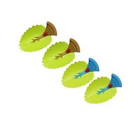 LRXIYODE 4Pcs Cartoon Faucet Extenders for Hand Wash Faucet Guide Extender with Splash Prevention Easy to Use Water Tap Extension for Assorted Blue and Brown Colors