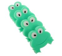 LRXIYODE 4pcs Cute Frog Bath Sponges Soft Animal Shower Scrubbers for Engaging Bath Essentials Friendly Design Light Green Color