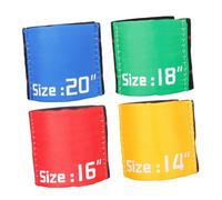 LRXIYODE 4pcs Elastic Belt Cymbal Mute Set for Hi-hat Parts Percussion Accessories with High Resilience Easy Installation for Drum Practice and Noise Reduction