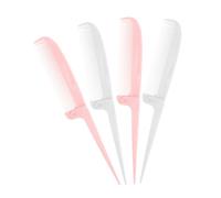 LRXIYODE 4pcs Folding Hair Combs Pocket Tail Rat Tail Combs for Parting and Braiding for Women Portable Lightweight Hairdresser Tools