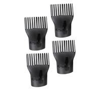 LRXIYODE 4pcs High Temperature Duckbill Nozzle Plastic Salon Hair Dryer Comb Brush Narrow Concentrator Replacement for Barber Shop Blow Dryer