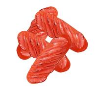 LRXIYODE 4pcs Lifelike Artificial Hot Dog Props Simulation Sausage Food Models for Home Kitchen Party Decoration for Photography and Roleplay Fun Sturdy and Portable Design