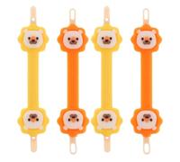 LRXIYODE 4PCS Nail Ear Cleaner Set with Lion Design Safe Nose Wax Remover and Nail Cleaning Tools for Newborns Grooming Kit for Home Use Hygiene