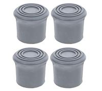 LRXIYODE 4Pcs Non-Slip Rubber Feet Caps Replacement for Shower Chair Stool and Walking Cane Shower Bench Rubber Feet for Bathroom Safety Seating