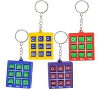 LRXIYODE 4Pcs Portable -type Keychains Educational Small Chess for Backpack Charms Party Enhancing Logical Thinking and Creativity