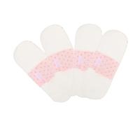 LRXIYODE 4pcs Reusable Cotton Cloth Menstrual Pads Soft Breathable Panty Liners for Postpartum Periods Pregnancy Washable Absorbent Inserts